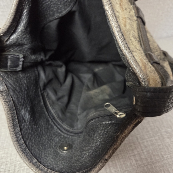 Western Shoulder Bag Leather Cowhide Crossbody Purse - Picture 6 of 9